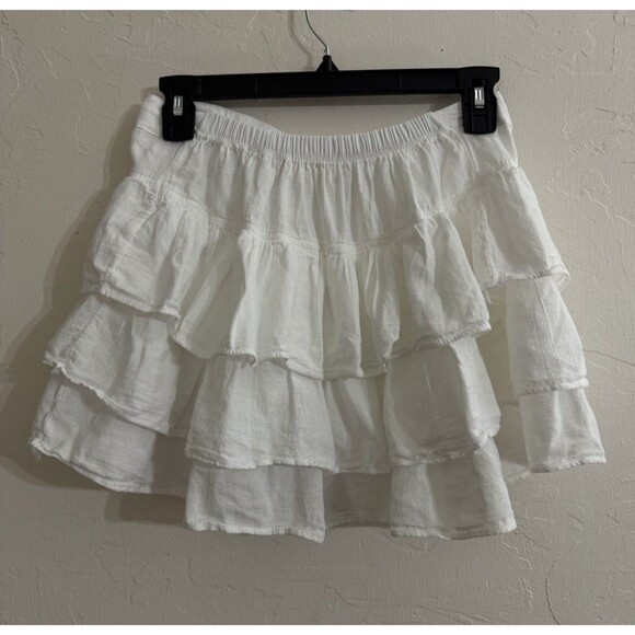 Y2K Style Resort Beach Wear Seaspice Women’s M Mini Tiered Cupcake Skirt Chic - Picture 6 of 6